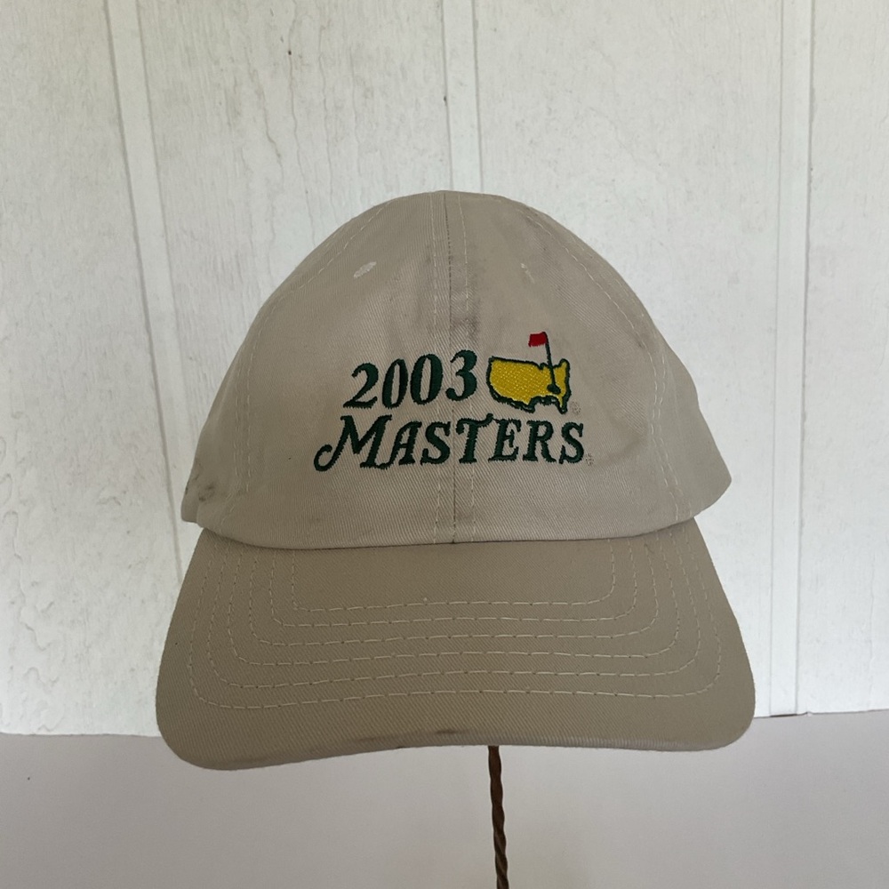 2003 Masters Beige Baseball Hat NWT